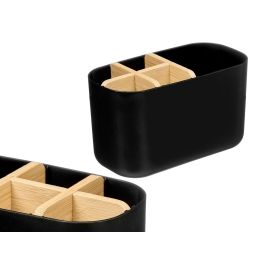 Organizador Plastico Bambu 5 Huecos Negro Berilo 17x10x8cm (Set de 24) Precio: 58.21068. SKU: B1JZHHJL7T