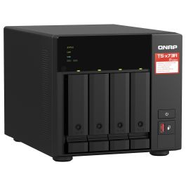 QNAP Bundle NAS TS-473A 4 Bahías con Switch QSW-1105-ST 5 Puertos, Torre, AMD Ryzen Embedded V1500B, 8GB DDR4, 2.5GbE