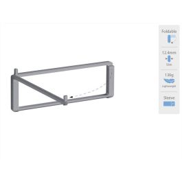 Rain Design mBar pro Space Gray - Soporte ergonómico portátil para MacBook, eleva y optimiza la visualización y escritura