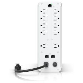 Ubiquiti UPS-Tower SAI Torre, 1 kVA / 600W, Línea Interactiva, Salida Seno, 10 Salidas, 120V, Blanco