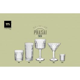 La Mediterranea Copa Coctel Phasai Seu 200 ml - Cristal de Diseño Elegante para Cócteles Exclusivos ø11.6x14.9 cm (24 Unidades)