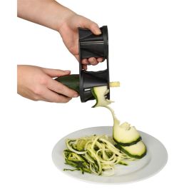 Fackelmann Profesional Espiralizador de verduras doble Fm 44116 - Corta en juliana y espiral, ABS y acero inoxidable Fackelmann Profesional Espiralizador de verduras doble Fm 44116 - Corta en juliana y espiral, ABS y acero inoxidable