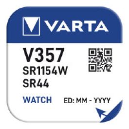 Varta V357 Micro Pila Botón Silver Óxido de Plata 1,55V Ø11,6x5,4mm