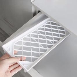 Confortime Estante Plegable de Cocina o Baño 34.5 x 13.8 x 15.5 cm - Maximiza tu espacio con diseño práctico y versátil (24 Unidades)