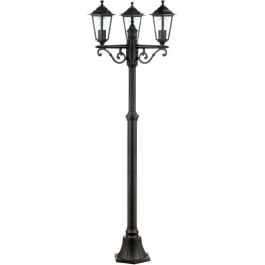 Lámpara al aire libre de Carleen 3L, negro, E27 Max 60W, Bombilla no incluida Lámpara al aire libre de Carleen 3L, negro, E27 Max 60W, Bombilla no incluida