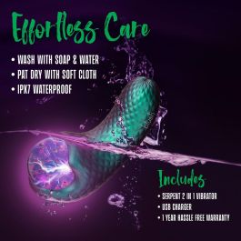 Vibrador anal Blush Temptasia Azul