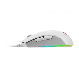 MSI CLUTCH GM11 WHITE Ratón Ambidextro Óptico 5000 DPI USB Tipo A, Ref. S12-0401950-CLA