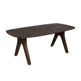 Mesa Comedor Marrón Madera de Mango 200 X 100 X 76 cm