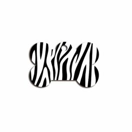 Placa identificativa para collar Imarc Bone Negro