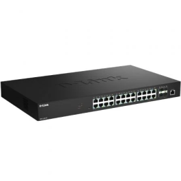D-Link DMS-1250-28/E Switch Gigabit Smart Managed de 28 Puertos con 24 Puertos 2.5GE y 4 Puertos 10G SFP+
