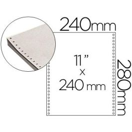 Papel Continuo 240x11 Blanco Caja De 2500 Hojas Papel Continuo 240x11 Blanco Caja De 2500 Hojas