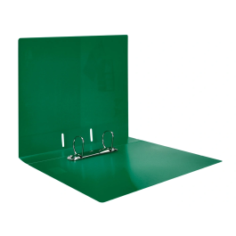 Liderpapel Carpeta Canguro 2 Anillas 40 mm Polipropileno DIN A4 Verde Translucido