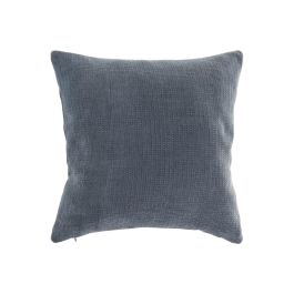 DKD Home Decor Cojin Atlantico Azul Blanco Chenilla 10 x 45 x 45 cm (2 Unidades)