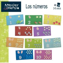 Juego aprender es divertido los números con 40 piezas encajables Juego aprender es divertido los números con 40 piezas encajables
