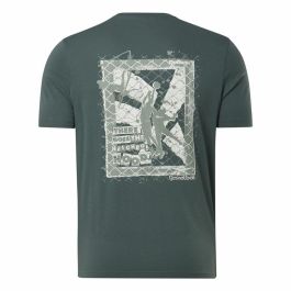 Camiseta de Manga Corta Hombre Reebok Graphic Series Verde