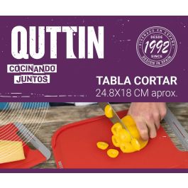 Tabla de cortar bicolor 24.8 x 18 cm Qutt - Inde (28 Unidades) Tabla de cortar bicolor 24.8 x 18 cm Qutt - Inde (28 Unidades)