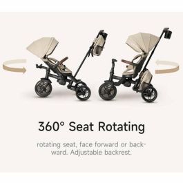 Ociotrends Triciclo Comfo Max 6-en-1 Plegable Asiento Giratorio 360° Reclinable Ruedas EVA Beige Desde 10 Meses Ociotrends Triciclo Comfo Max 6-en-1 Plegable Asiento Giratorio 360° Reclinable Ruedas EVA Beige Desde 10 Meses