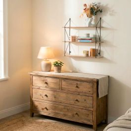 Estantería Max Home Hierro Madera MDF 50 X 49 X 12 CM (4 Unidades)