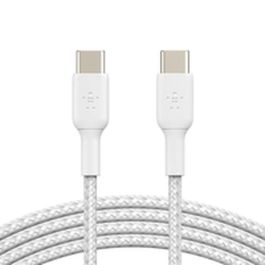 Cable USB-C Belkin CAB004BT2MWH2PK Blanco 2 m (2 Unidades)