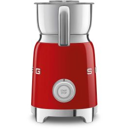 SMEG MFF11RDEU Espumador de Leche Automático 50's Style Rojo 250ml para Bebidas Frías y Calientes