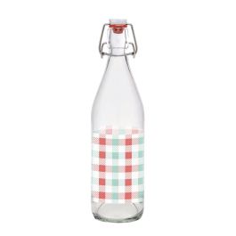 Botella de Cristal La Mediterránea Vidrio 1 L (12 Unidades) Botella de Cristal La Mediterránea Vidrio 1 L (12 Unidades)