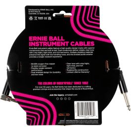 Cable Eb Instrumento Trenzado Jack-Jack Sa 3 M - Naranja / Negro Cable Eb Instrumento Trenzado Jack-Jack Sa 3 M - Naranja / Negro