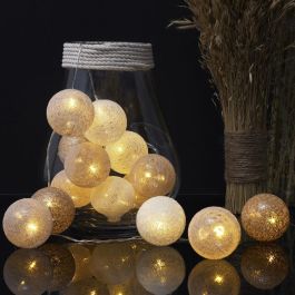 Home Deco Factory Guirnalda de 15 Luces LED USB Dorada con Cable de 150 cm