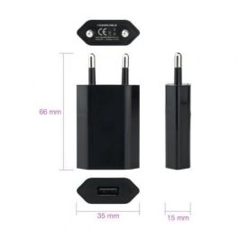 Nanocable 10.10.2002 Cargador de Pared Mini USB Negro con 1 Puerto, Salida 5V 1A (5W) Nanocable 10.10.2002 Cargador de Pared Mini USB Negro con 1 Puerto, Salida 5V 1A (5W)
