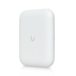 Ubiquiti WiFi 7, 4 Spatial Streams, Puerto 2.5 GbE RJ45, PoE+, IPX6, Carcasa Policarbonato y Aleación Aluminio Blanco
