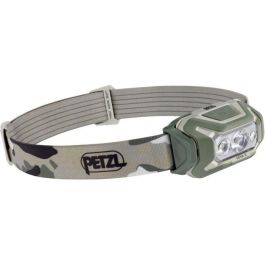 Petzl PET3342540840058 Linterna Frontal Estanca ARIA 2, 450 Lúmenes, 3 Pilas AAA/LR03 Incluidas, Camo