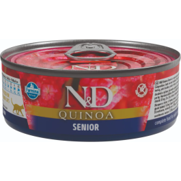 Farmina N&D Cat Quinoa Senior - Alimento para Gatos Senior, Caja 24x80 gr Precio: 27.75916. SKU: B13MDNGLKY