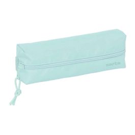 Safta Portatodo Rectangular con Goma Elástica 22x4x7 cm Light Blue