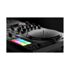 Hercules Consola DJ Control INPULSE T7 - 4780928, con 2 Giradiscos Duales Motorizados, Jog Wheels de 7", Serato DJ Lite y DJUCED