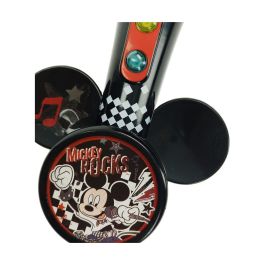 Reig Micro de Mano Mickey con Amplificador, Ritmos, Sonidos y Luces. Juguete musical para niños 3+ años.