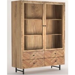 DKD Home Decor Vitrina Moderno de Acacia y Cristal Colección Espiga 185 cm Alto x 100 cm Ancho x 40 cm Fondo Precio: 784.49999947. SKU: B1BSWT6XWZ