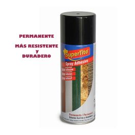 Supertite Adhesivo de contacto permanente spray 400 ml para bricolaje y trabajos manuales - A2505 Supertite Adhesivo de contacto permanente spray 400 ml para bricolaje y trabajos manuales - A2505 Precio: 8.49999953. SKU: B1KBV45TWF