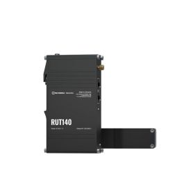 Teltonika Networks RUT140 (EU) Ethernet router, WiFi, x2 ethernet ports, integrated DIN rail bracket Teltonika Networks RUT140 (EU) Ethernet router, WiFi, x2 ethernet ports, integrated DIN rail bracket