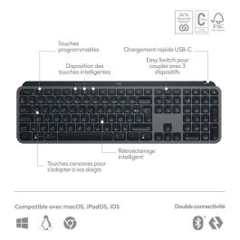Logitech Logitech MX Keys S Advanced Wireless Illuminated Keyboard Logitech Logitech MX Keys S Advanced Wireless Illuminated Keyboard