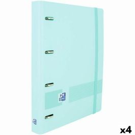 Carpeta de anillas Oxford EuropeanBinder Azul Pastel A4+ (4 Unidades) Precio: 63.50000019. SKU: B14WSKHWST