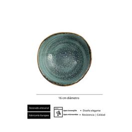 Moon Turquoise Cazoleta 16 Cm H 4 Cm (6 Unidades) Moon Turquoise Cazoleta 16 Cm H 4 Cm (6 Unidades)