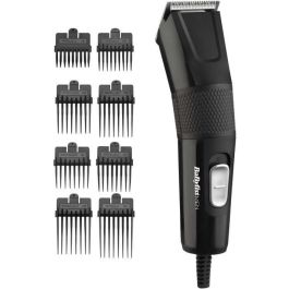 Babyliss E756E Power Clipper Cortapelos Hombre, Cuchilla Acero Inoxidable 45mm, 9 Longitudes de 0.5 a 25mm