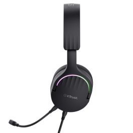 Trust Gaming GXT 490 Fayzo Auriculares Gaming USB 7.1 Envolvente, Micrófono Cancelación Ruido, RGB, Compatibles PC PS4 PS5 - Negros