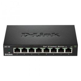 D-Link Switch DES-108 8 Puertos RJ-45 Fast Ethernet 10/100Mbps Precio: 26.9960922. SKU: S55100787