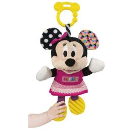 Clementoni Sonajero Minnie Peluche Texturas con Mordedor 18x28x11 cm