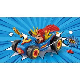 Playmobil 71632 Kart Racing Luchador Funstars para Carreras con Accesorios Rediseñables - Juguete de Velocidad para Niños +4 años