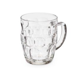 Vivalto Jarra Cerveza 520 Ml Vidrio Transparente 14x12x9.5cm (Set de 24)