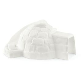 Schleich 42558 Set Expedición Antártica Wild Life: Guardián Tom, 2 Huskies, Pingüino Emperador Joven e Igloo con Tobogán, Niños +3 años