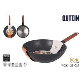 Wok de aluminio forjado 28 cm Full Doha Quttin - Inde (6 Unidades) Precio: 109.50000028. SKU: B1A6TKDJSE