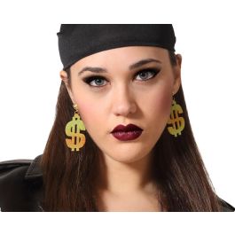 Pendientes Dollar Dorado Mujer Adulto Precio: 1.49999949. SKU: B1CA5A48CW