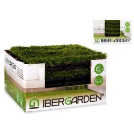 Ibergarden Baldosa Cesped Artificial 30x30 cm Plastico Verde
